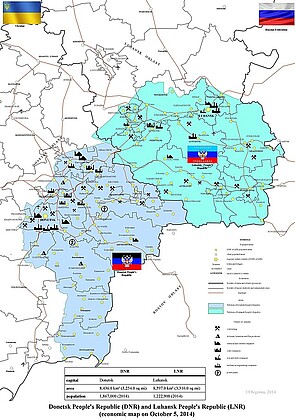 map Donbas