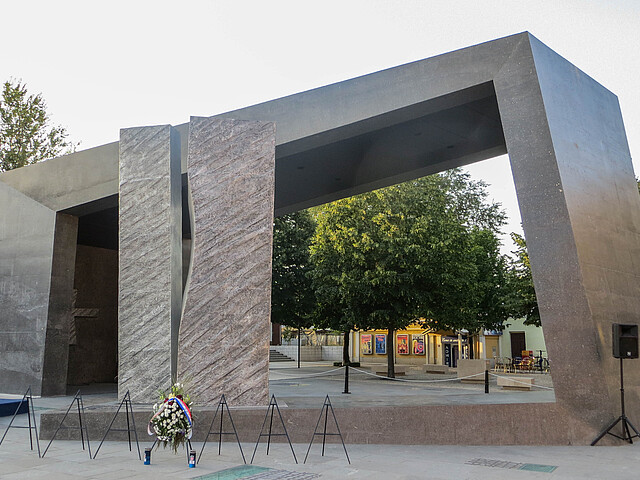 Monument to the Croatian victory "Oluja 95" in Knin by Tamara Banjeglav