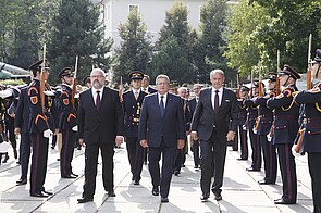 Director of the Museum of the Slovak National Uprising, Stanislav Mičev, the President of the Republic of Poland