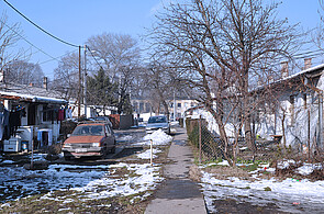 Former barracks of the construction brigades. 